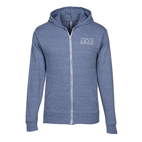 Lightweight Tri-Blend Full-Zip Hoodie - Screen Main Image