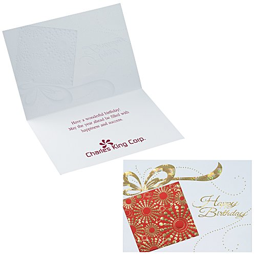 That's a Wrap Birthday Greeting Card Main Image