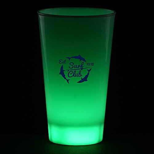 Light-Up Frosted Glass - 17 oz. - Solid Main Image