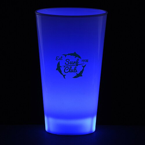 Light-Up Frosted Glass - 17 oz. - Solid - 24 hr Main Image