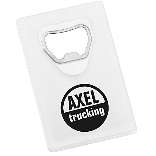 Credit Card Bottle Opener - Translucent - 24 hr Main Image