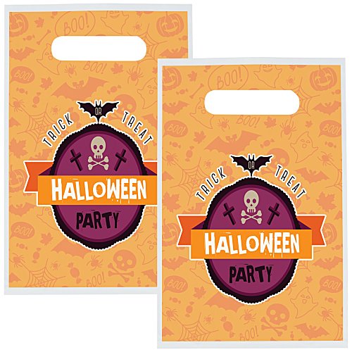 Recyclable Full Color Die Cut Handle Plastic Bag - 9" x 7-1/2" - 2 Side Imprint Main Image