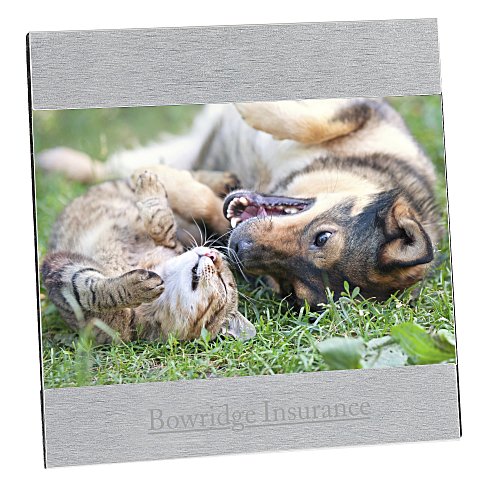 4 inches x 6 inches Brushed Aluminum Split Frame - 24 hr Main Image