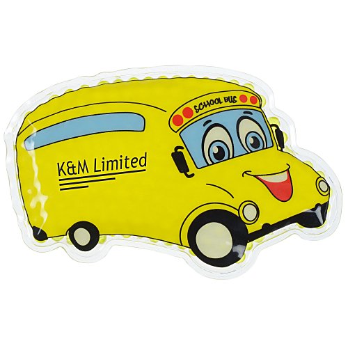 Mini Hot/Cold Pack - School Bus Main Image