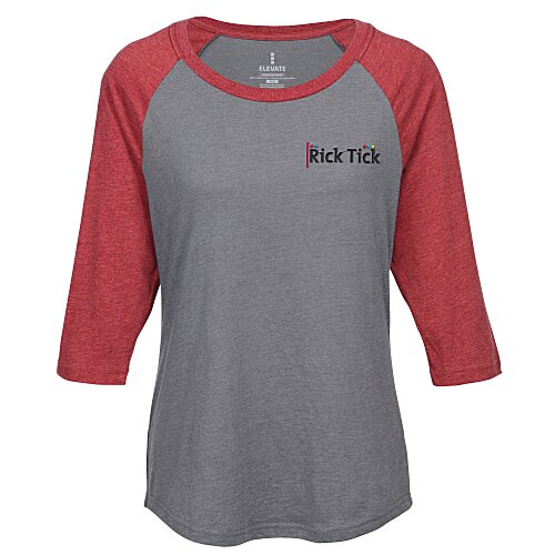 Dakota 3/4 Sleeve Baseball Tee - Ladies' Main Image