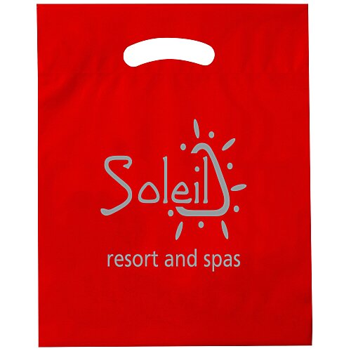 Recyclable Reinforced Handle Plastic Bag - 19" x 15" Main Image
