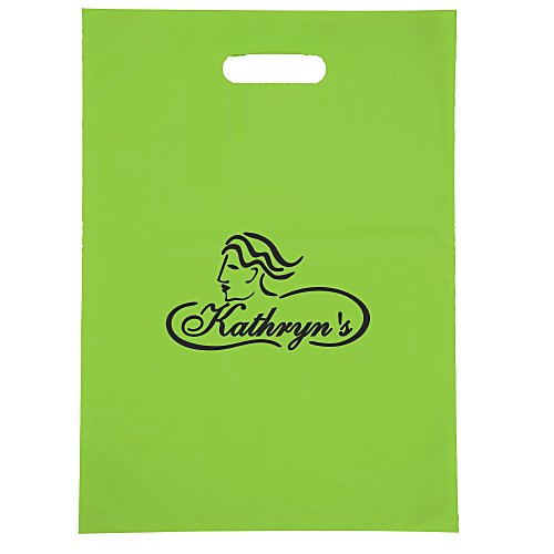 Die Cut Handle Plastic Bag - 15" x 11" Main Image