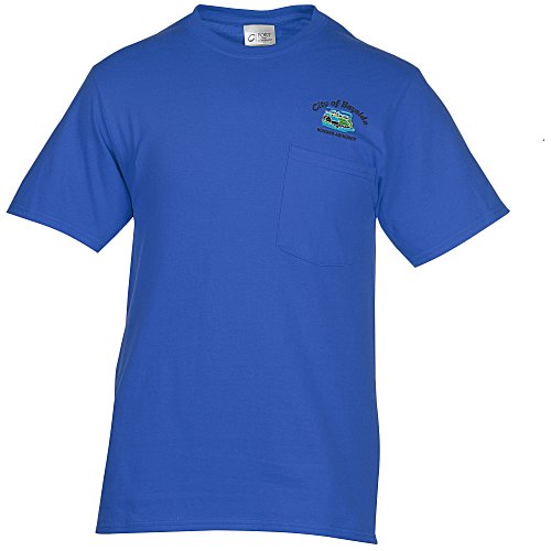 Port & Company Essential Pocket T-Shirt - Embroidered Main Image