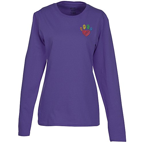 Port Classic 5.4 oz. Long Sleeve T-Shirt - Ladies' - Colors - Embroidered Main Image