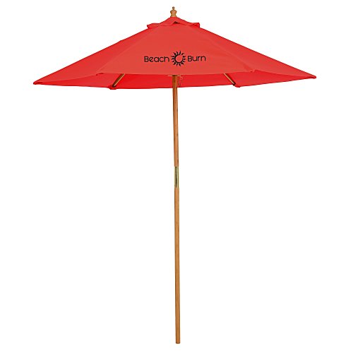 Bamboo Market Umbrella - 7' Main Image