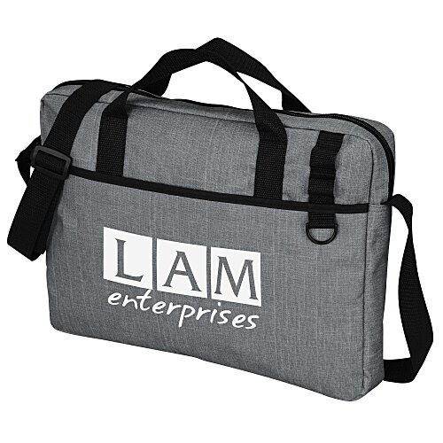 Heathered Briefcase Bag - 24 hr Main Image