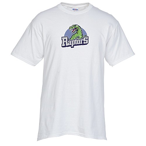 Jerzees Dri-Power 50/50 T-Shirt - Men's - White - Full Color Main Image