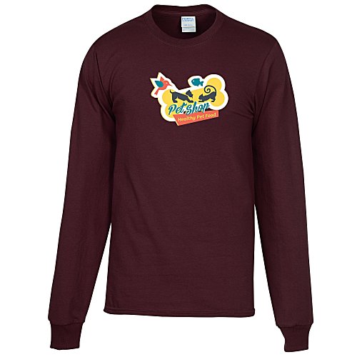 Port Classic 5.4-oz Long Sleeve T-Shirt - Men's - Colors - Full Color Main Image