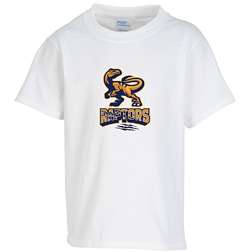 Port Classic 5.4-oz T-Shirt - Youth - White - Full Color Main Image