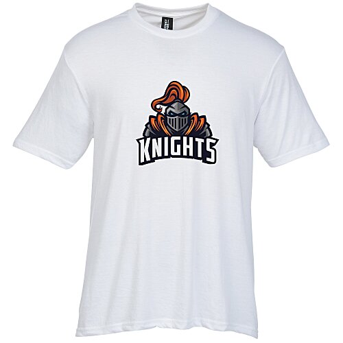 Optimal Tri-Blend T-Shirt - Men's - White - Full Color Main Image