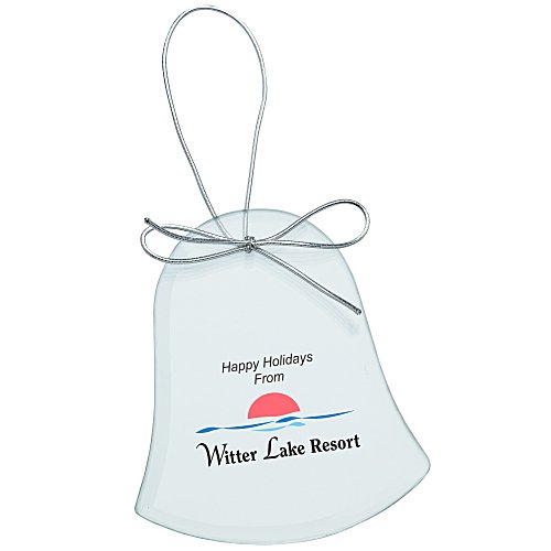 Jade Crystal Ornament - Bell - Full Color Main Image