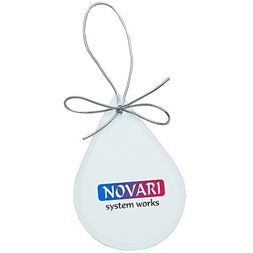 Jade Crystal Ornament - Teardrop - Full Color Main Image