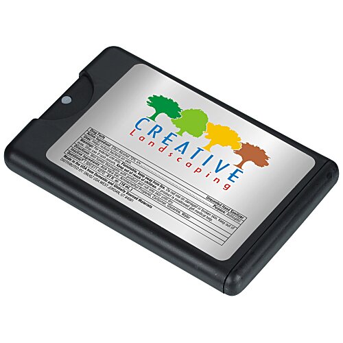 Credit Card Spray Sanitizer - Metallic Label Main Image