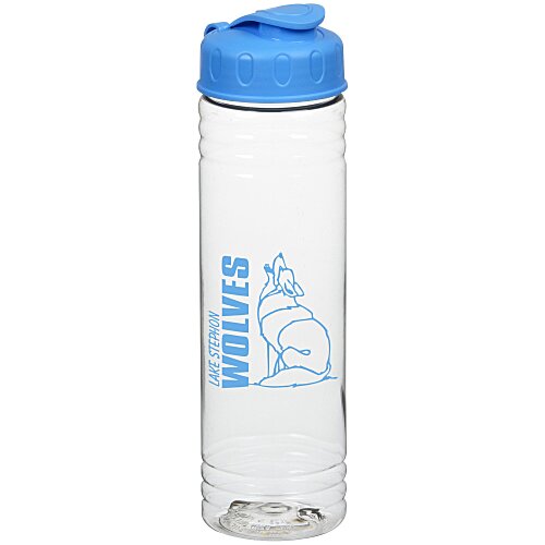 Clear Impact Halcyon Water Bottle with Flip Lid - 24 oz. Main Image