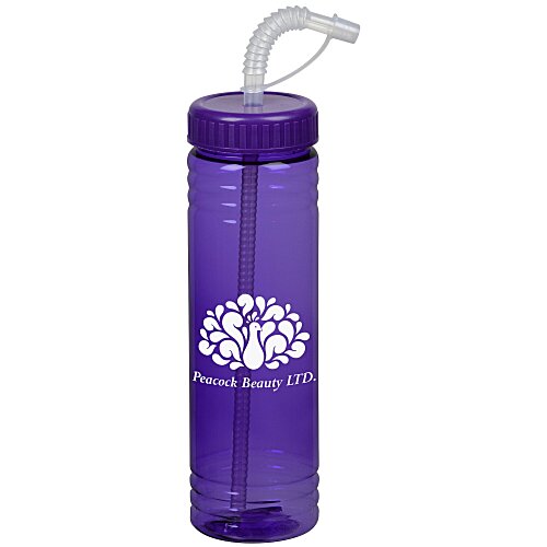 Halcyon Water Bottle with Straw Lid - 24 oz Main Image