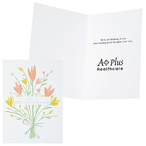 Fragrant Wishes Get Well Greeting Card Main Image