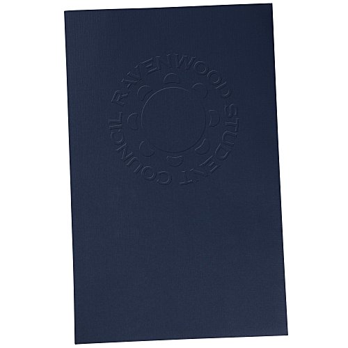 Legal Size Embossed Linen Paper Folder Main Image