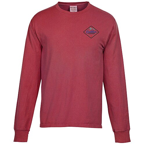 ComfortWash Garment-Dyed LS Tee - Embroidered Main Image