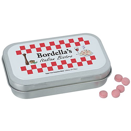 Hinged Mint Tin with Full Color Dome - Large Main Image
