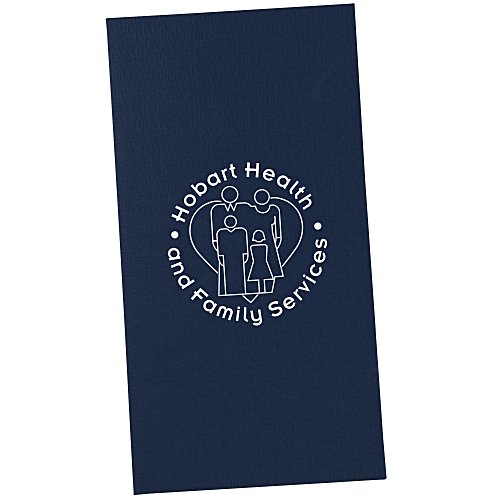 Linen Paper Two-Pocket Mini Folder - 9-1/2" x 5" Main Image