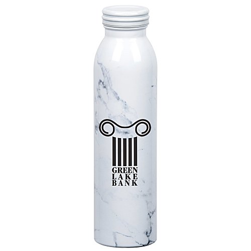 Rustic Vacuum Bottle - 20 oz. - Marble Main Image