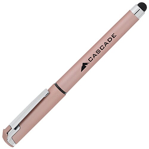 Cali Soft Touch Stylus Gel Pen - Metallic - 24 hr Main Image