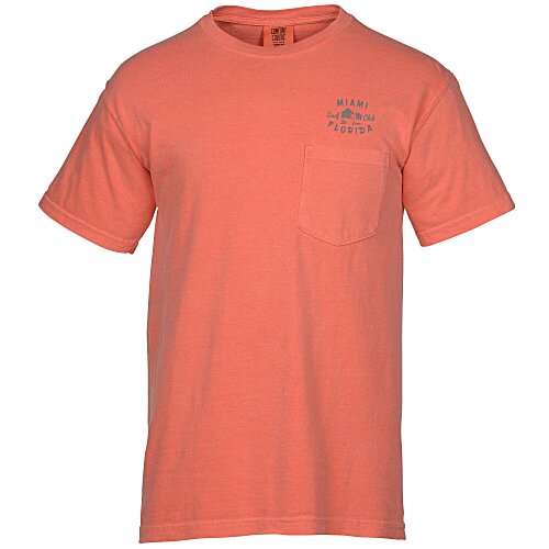 Comfort Colors Garment-Dyed 6.1-oz Pocket T-Shirt - Screen Main Image
