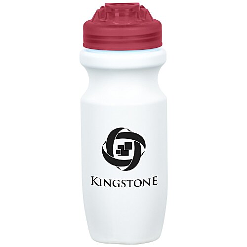 Move-It Bike Bottle with Flip Lid - 20 oz - White - 24 hr Main Image
