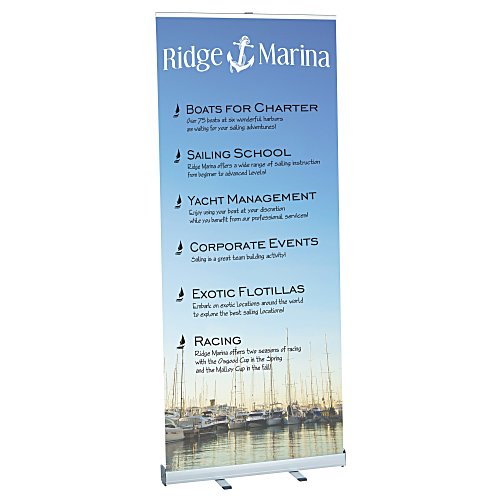 Aurora Retractable Banner Display - 34 inches Main Image