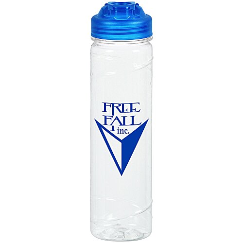 Refresh Cyclone Water Bottle with Flip Lid - 24 oz - Clear - 24 hr Main Image
