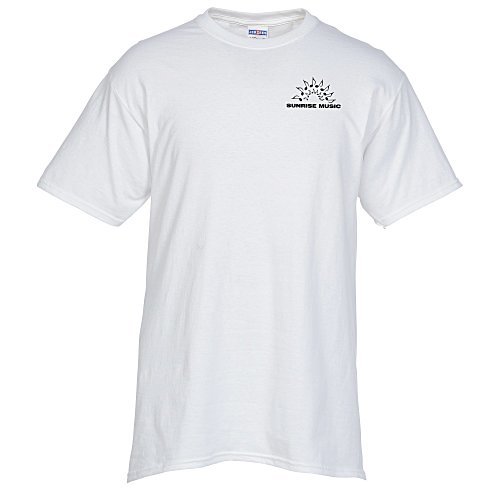 Jerzees Dri-Power 50/50 T-Shirt - Men's - White - Screen - 24 hr Main Image