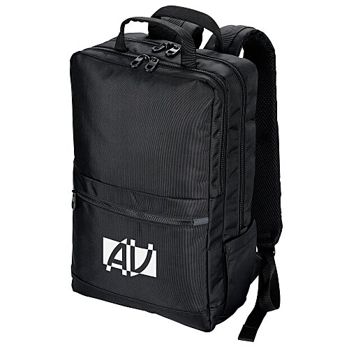 Ollie Laptop Backpack with Duo Charging Cable - 24 hr Main Image