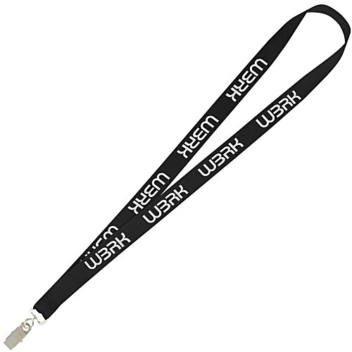 Value Lanyard - 3/4" - Metal Bulldog Clip - 24 hr Main Image