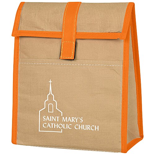 Woven Paper Lunch Bag Main Image
