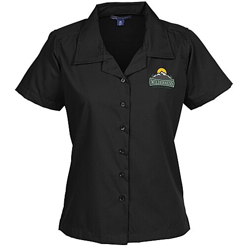 Stain Resist Poplin Camp Shirt - Ladies' Main Image