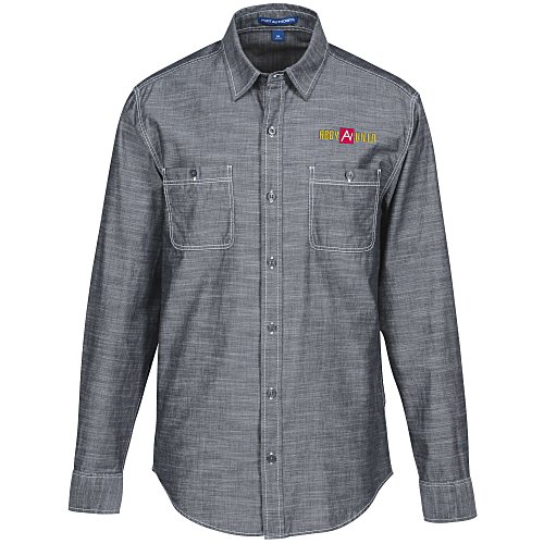 Slub Chambray Double Pocket Shirt - Men's Main Image