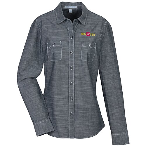 Slub Chambray Double Pocket Shirt - Ladies' Main Image