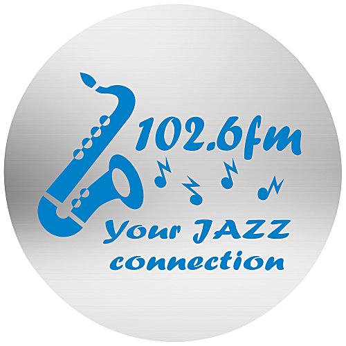 Chrome Sticker - Circle - 3" Main Image