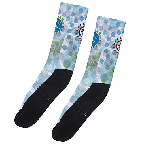 Full Color Crew Socks - Large Main Image