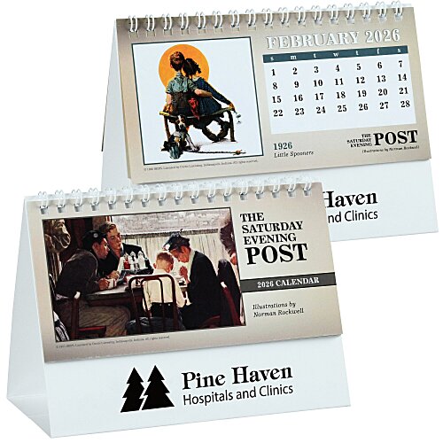 The Saturday Evening Post Norman Rockwell Desk Calendar Main Image