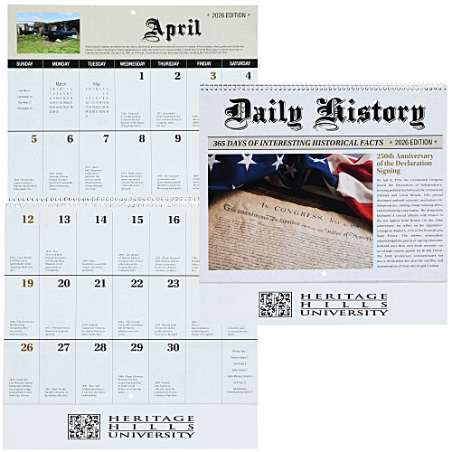 Daily History Calendar - Spiral Main Image
