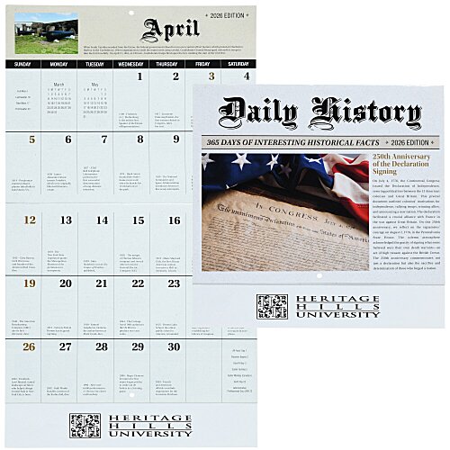 Daily History Calendar - Stapled Main Image