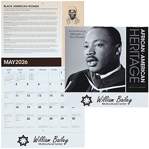 African-American Heritage Dr. Martin Luther King, Jr. Calendar Main Image