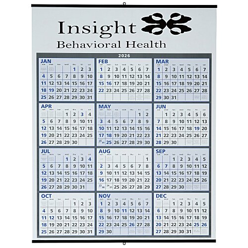 Two-Color Span-A-Year Wall Calendar Main Image