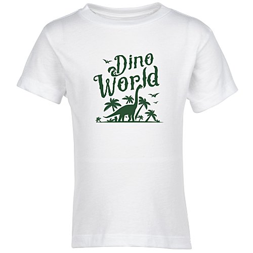 Bella+Canvas Crewneck T-Shirt - Toddler - White Main Image